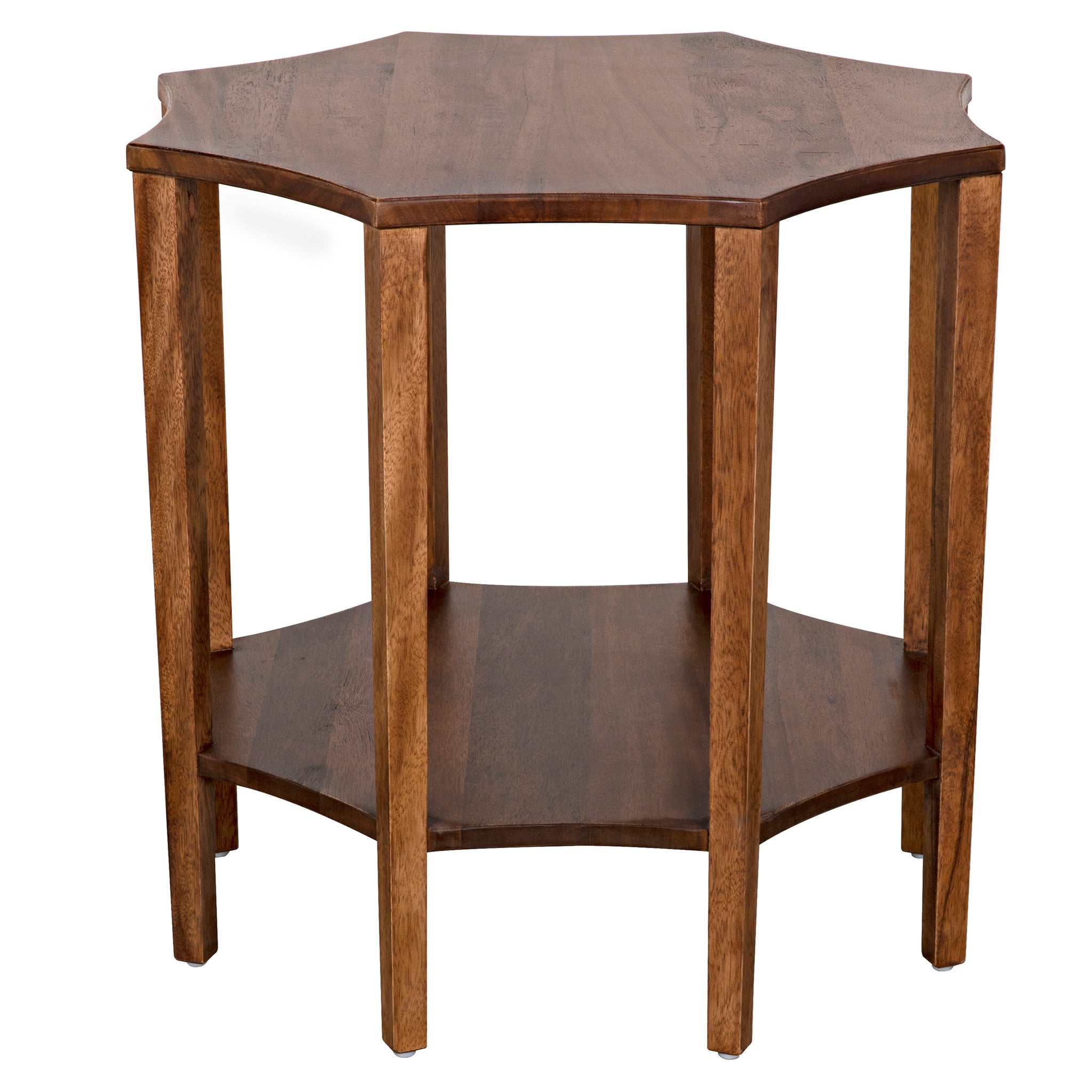 dark walnut side table