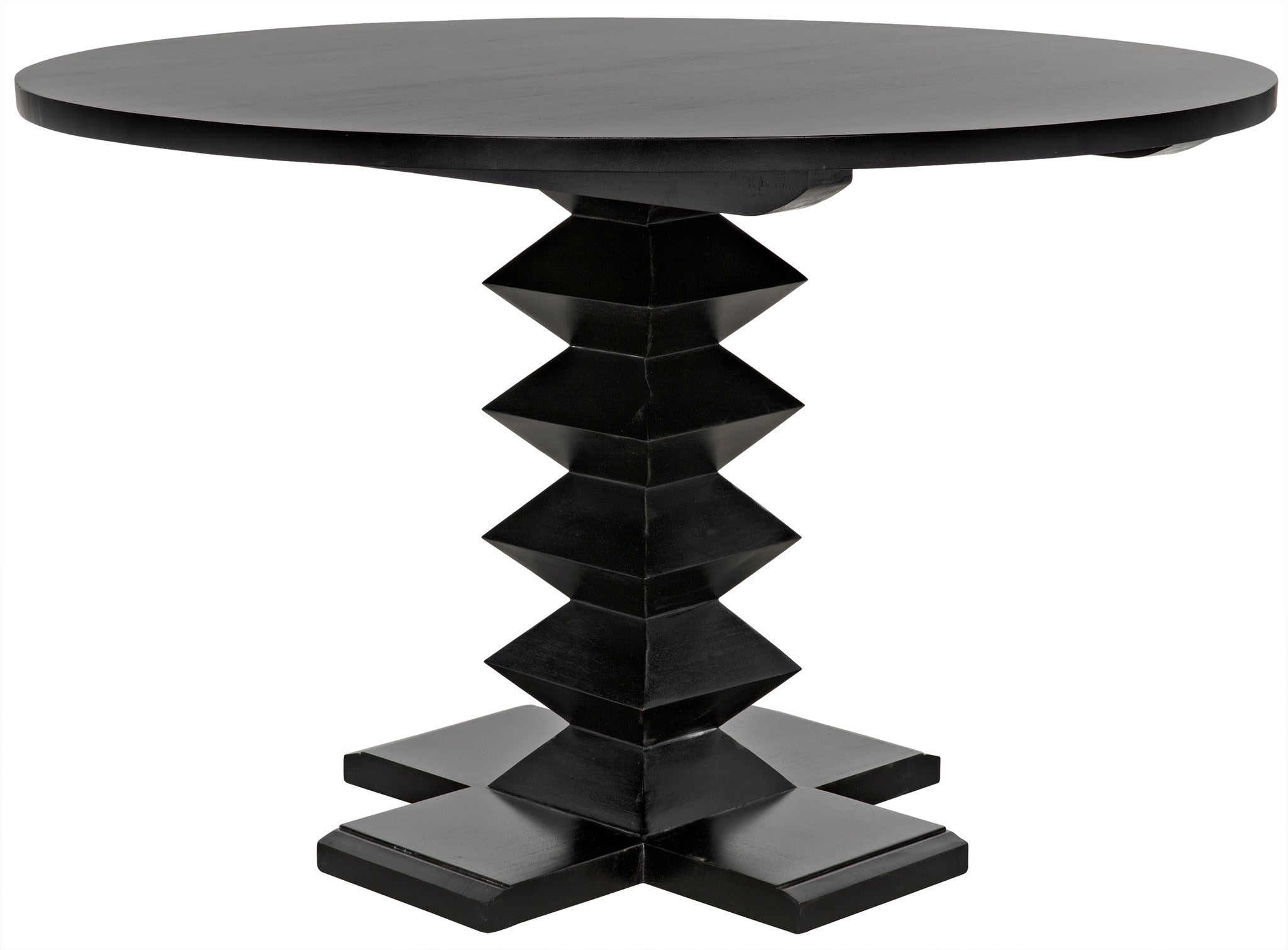Table Rectangulaire Réglable en Hauteur Noir Mat BARGNY