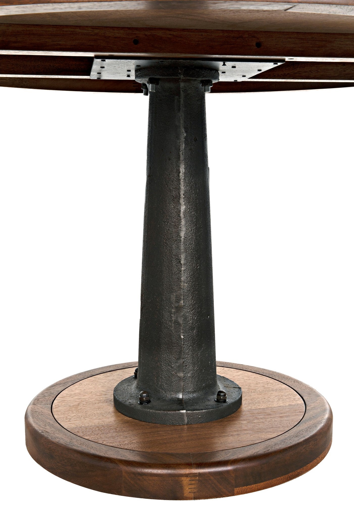 cast iron pedestal table