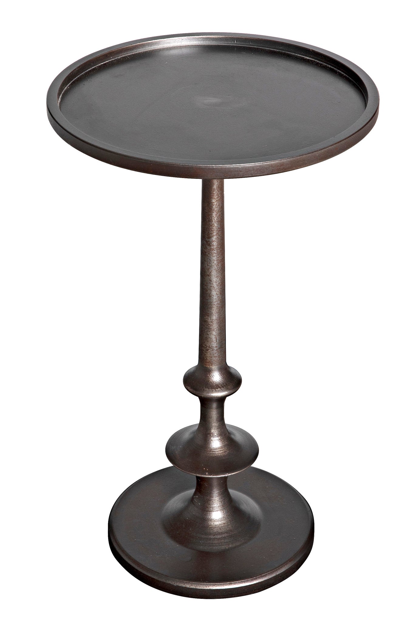 black cast iron side table