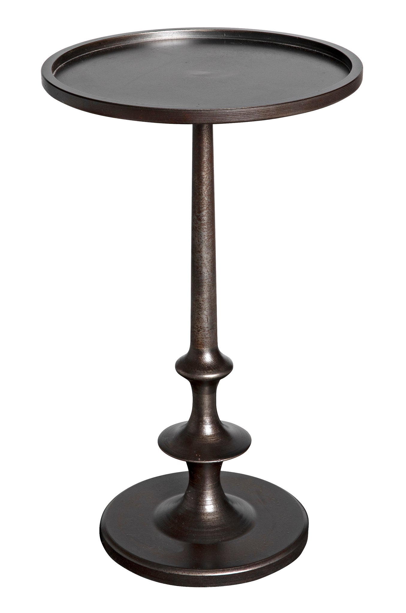 black iron accent table