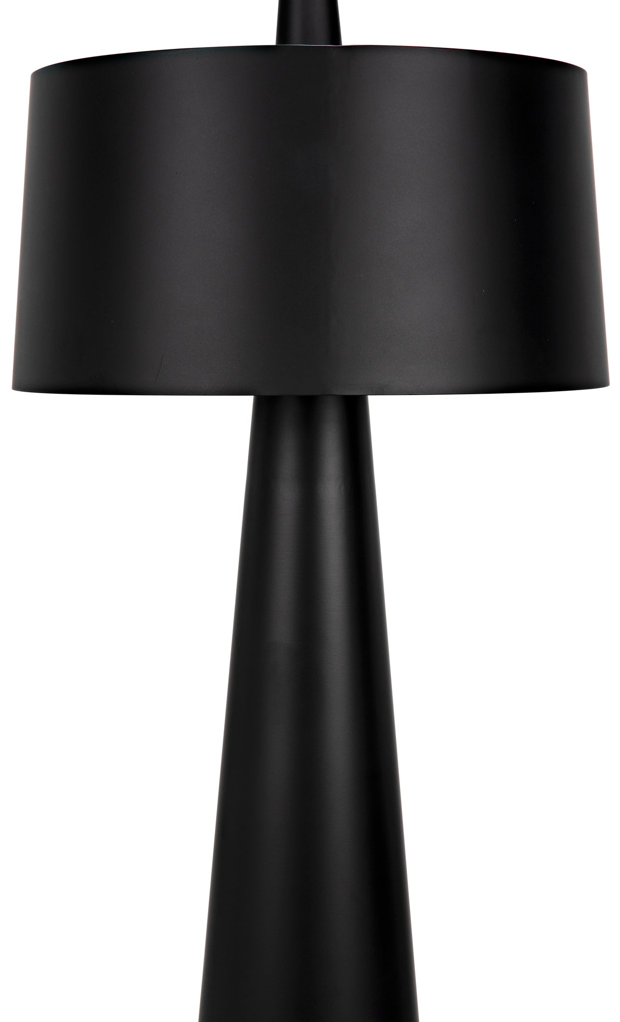 Moray Floor Lamp, Black Steel - floor lamps | Noir Trading, Inc.