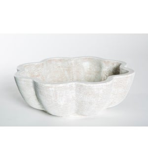 Terracotta Bowl in Vintage Blanco