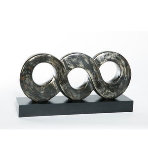 Terracotta No. 8 (Infinity) Sculpture in Coal