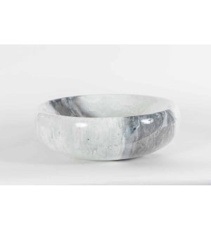 Large Low Bowl in Gray Sky