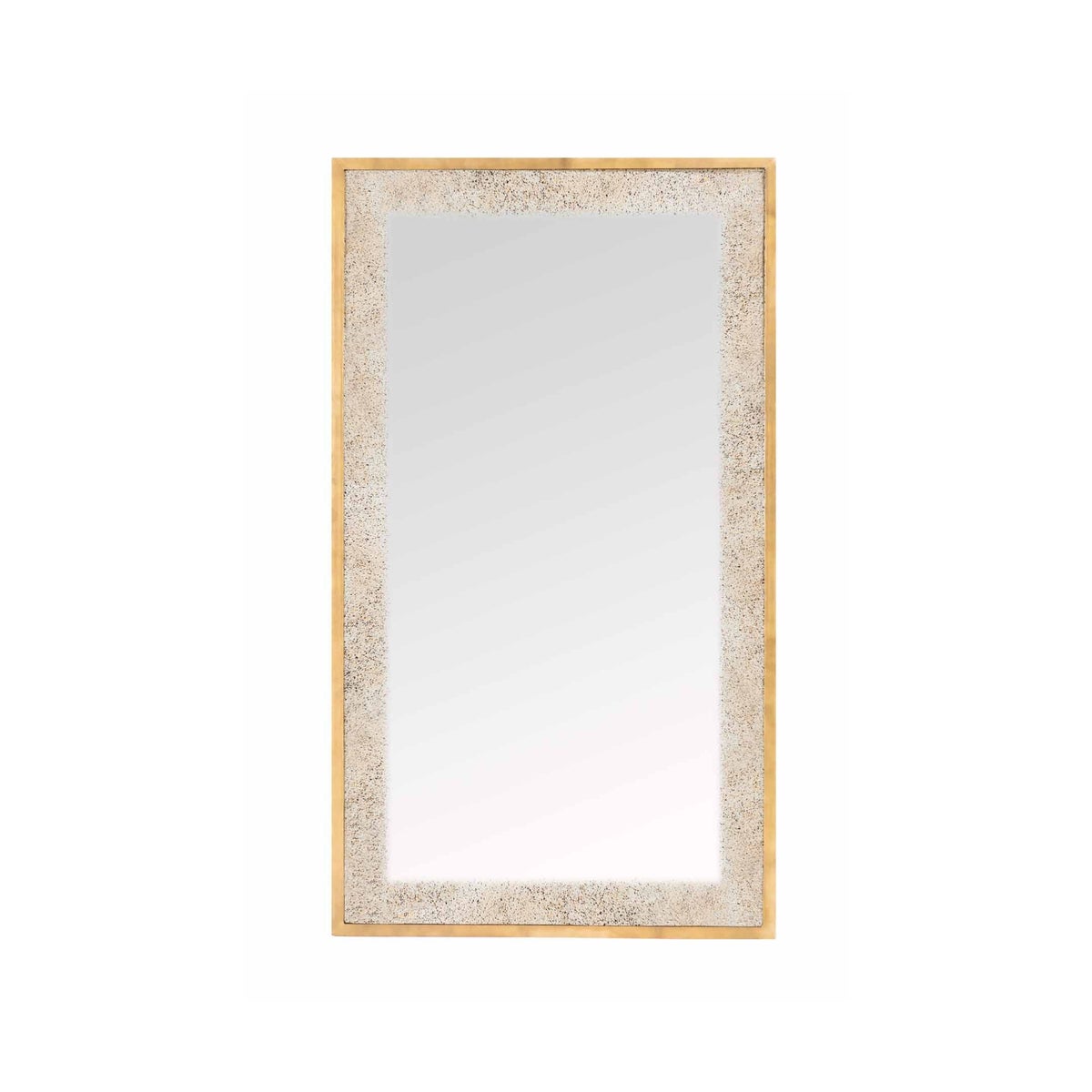 Large Rectangle Mirror with Aura Accent