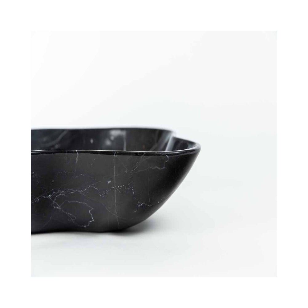 Marble and Glass Bowl, Black