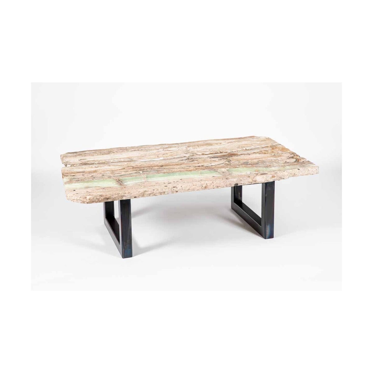 Onyx Cocktail Table - Beige with Green Onyx