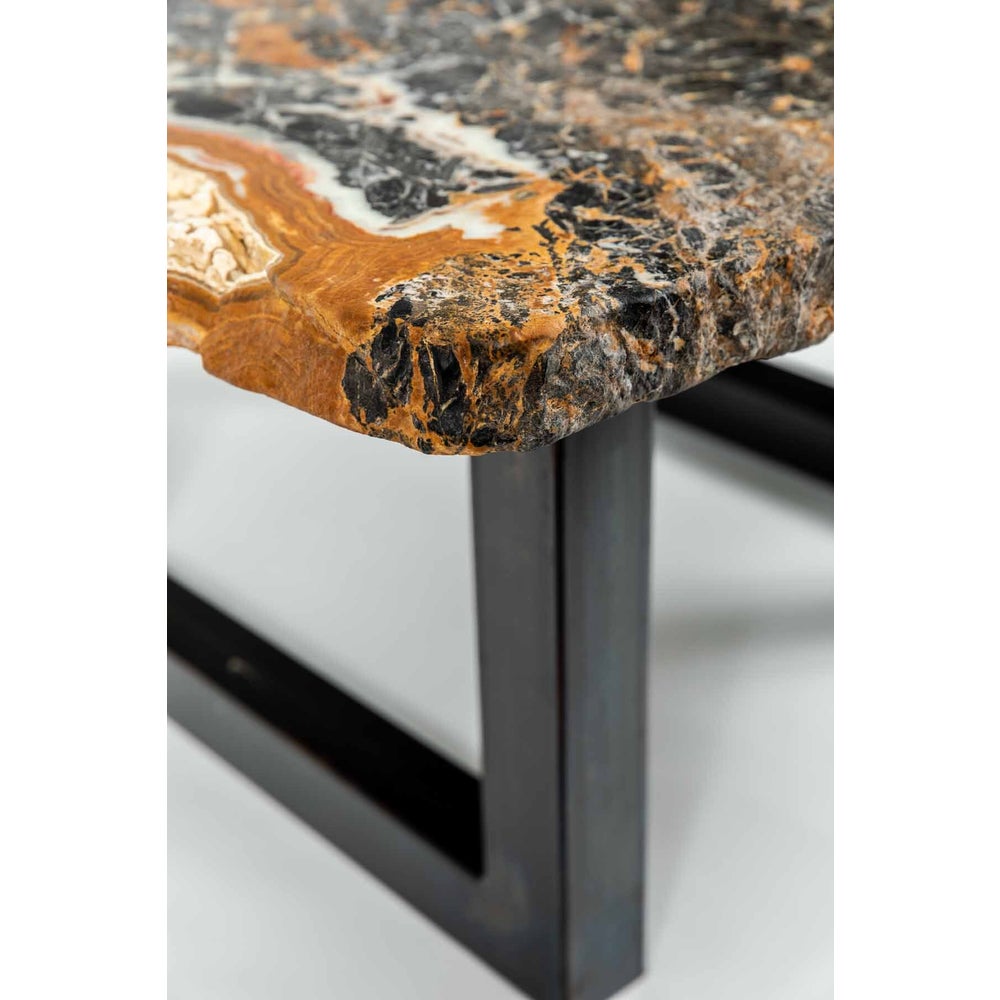 Onyx Cocktail Table - Mottled Black Onyx