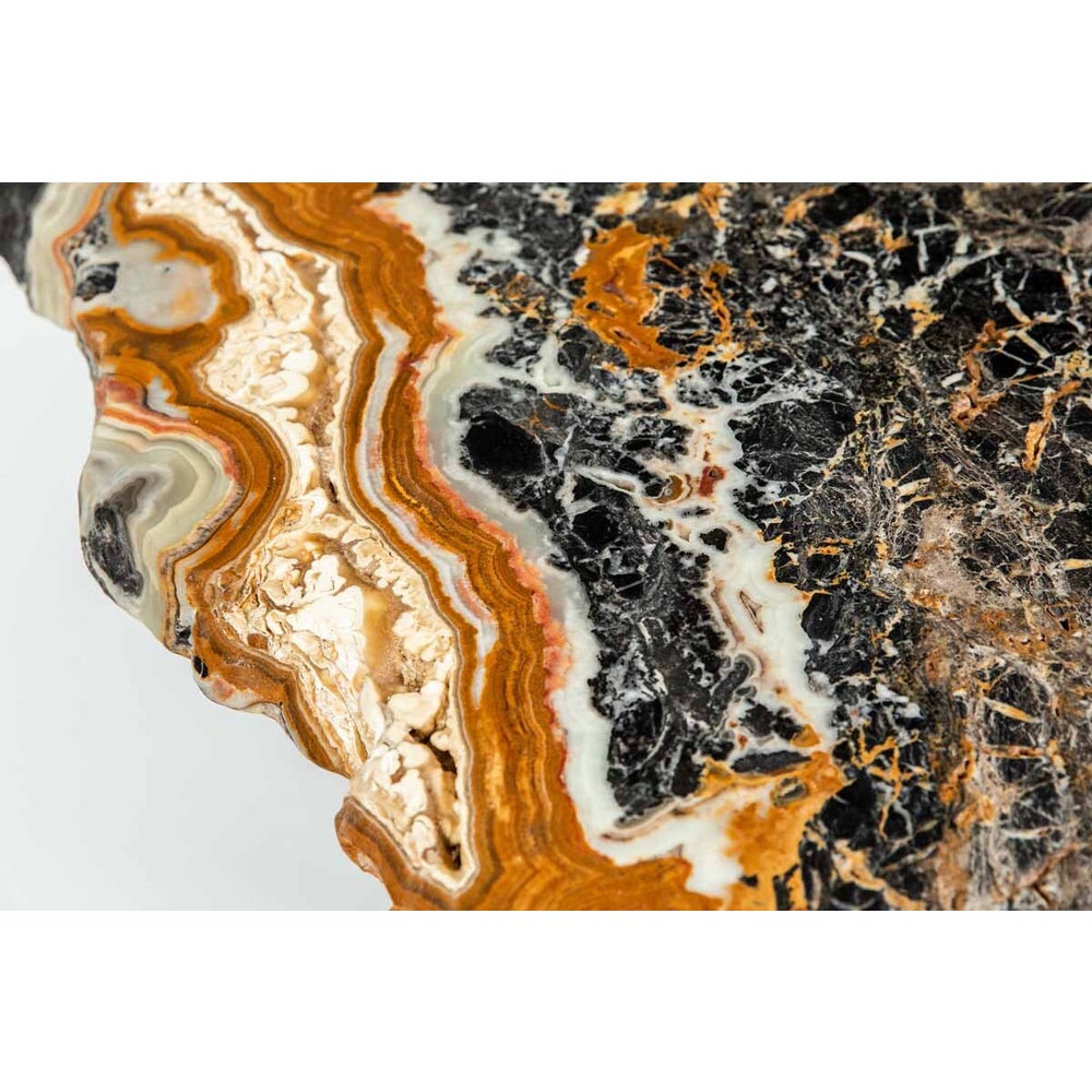 Onyx Cocktail Table - Mottled Black Onyx