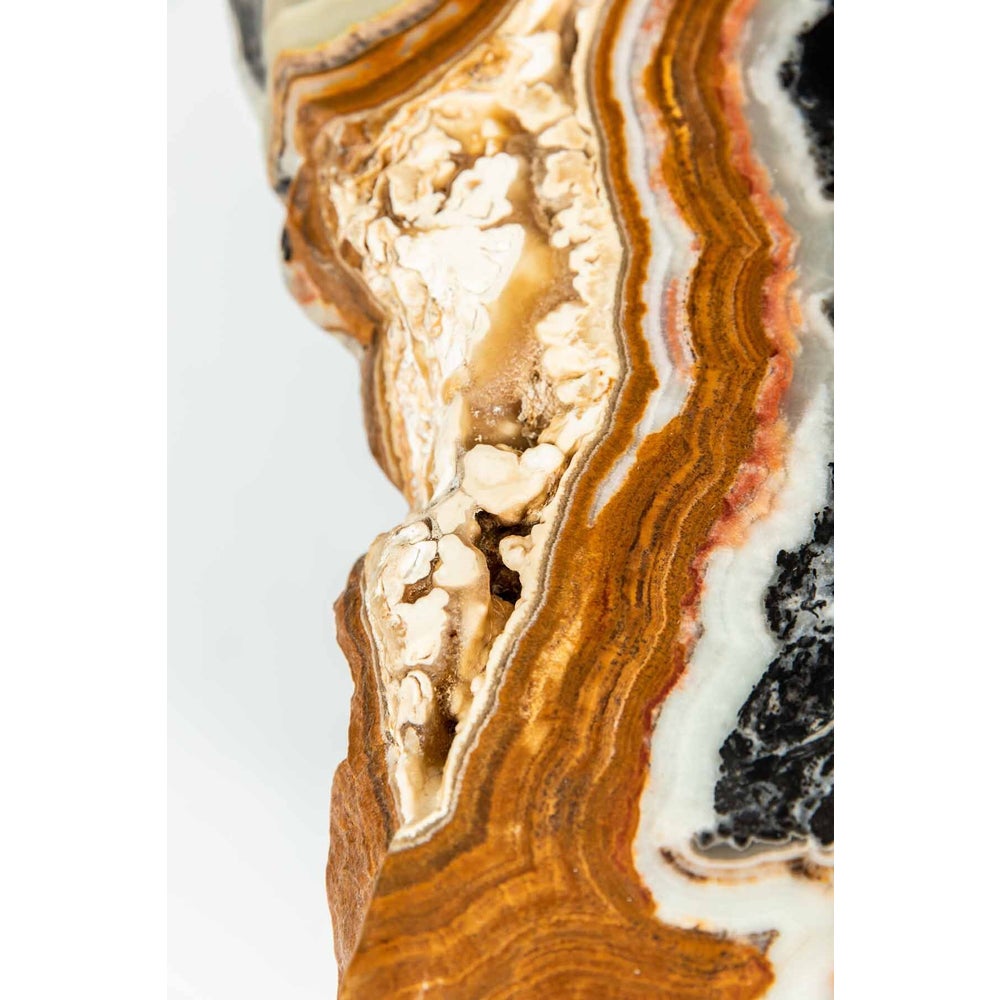 Onyx Cocktail Table - Mottled Black Onyx