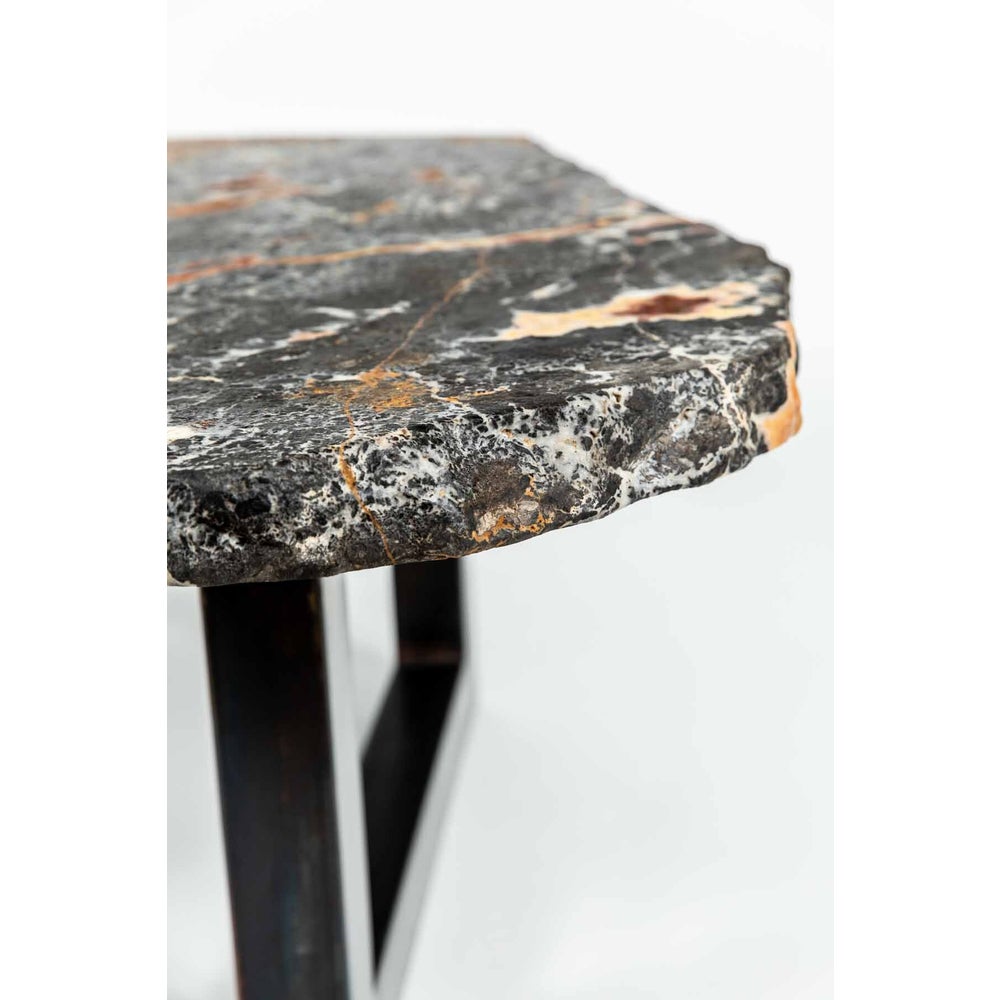 Onyx Cocktail Table - Mottled Black Onyx