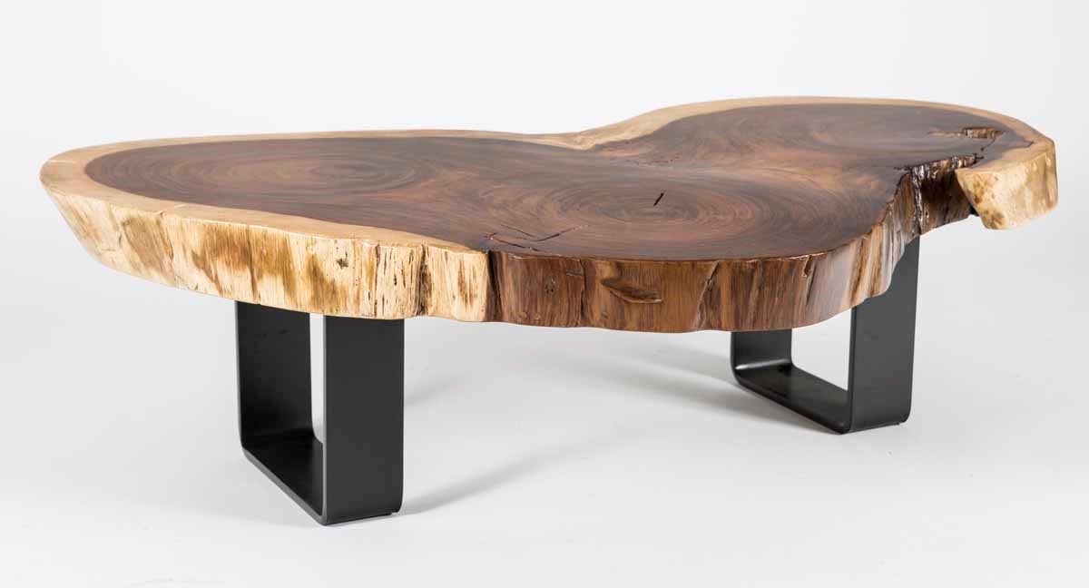 parota wood coffee table