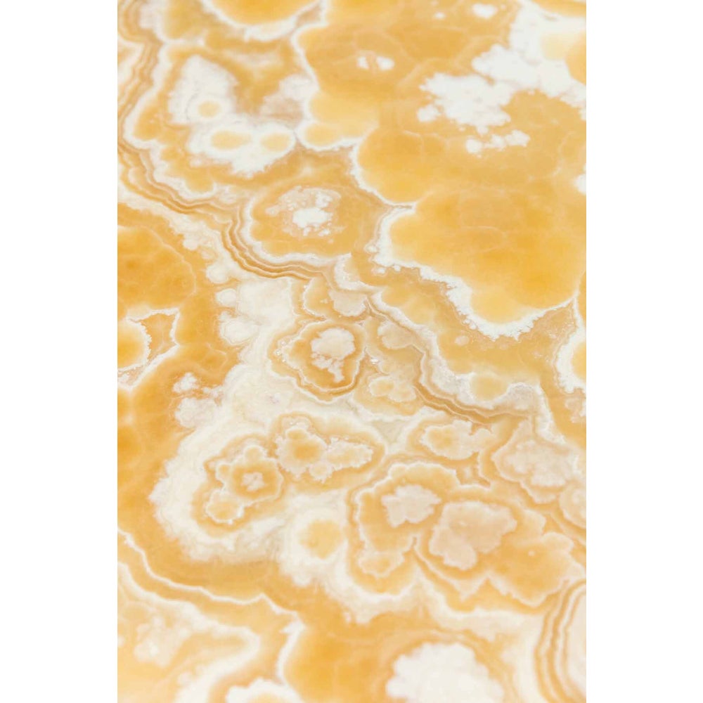 Clouds Onyx Top Polished 60" x 40" x 2 1/2" Rectangle with Live Edge