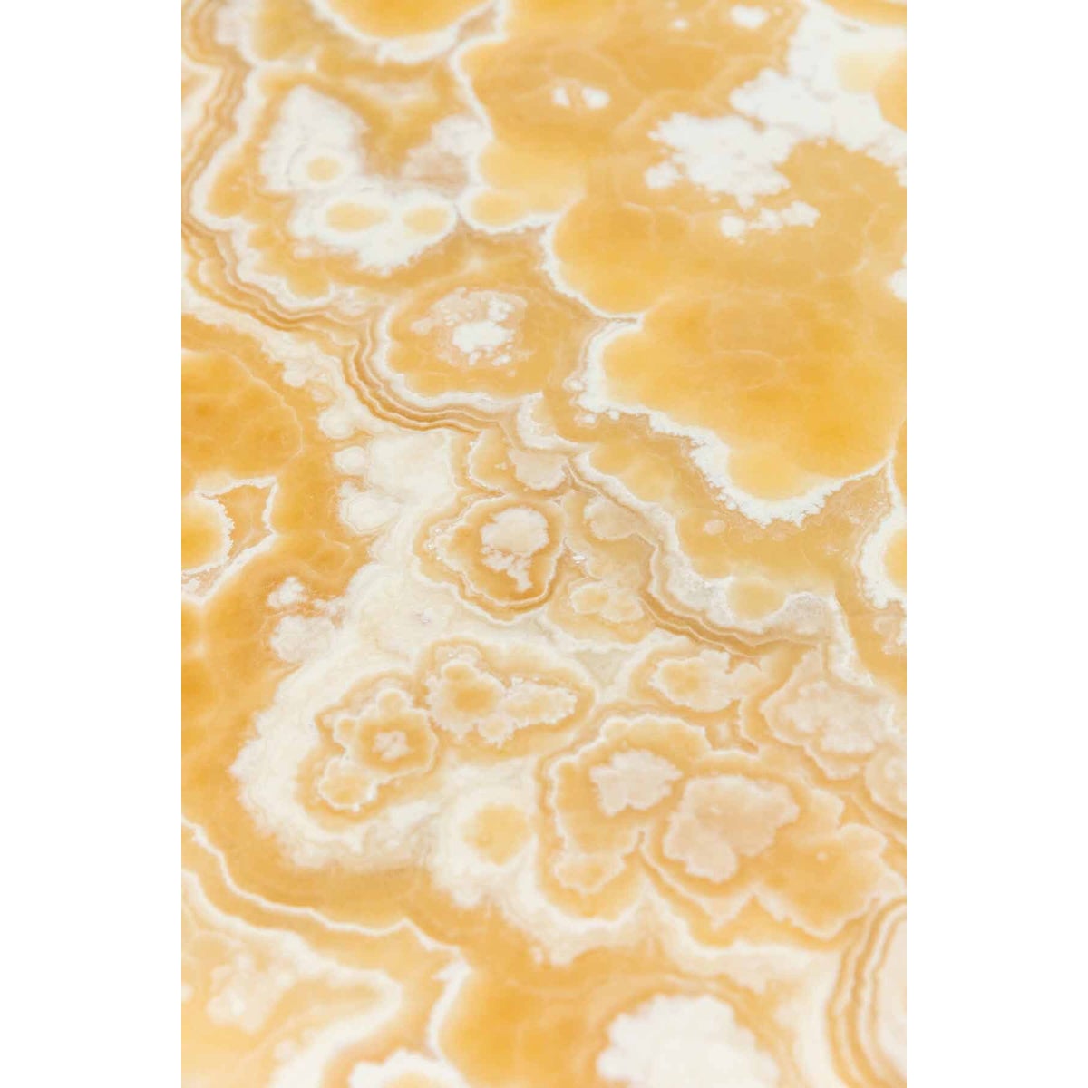 Clouds Onyx Top Polished 60" x 40" x 2 1/2" Rectangle with Live Edge