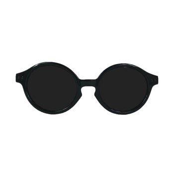 Babyfied Apparel - Sunglasses - Rounds - Glossy Black 2-24 months