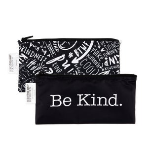 Reusable Snack Bag, Small 2 Pk: Be Kind