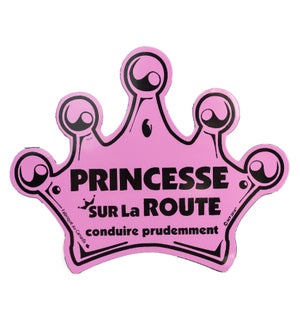 On Route Crown Magnet (French) - Pink One Size