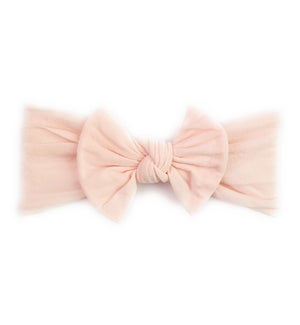 Headband - Nylon Bow - Ballet Pink