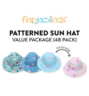 Patterned Hats Package - 48 pack
