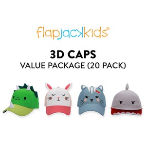 3D Caps Package - 20 pack