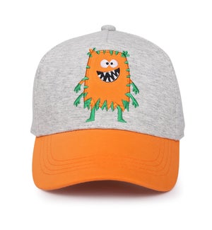 Kids UPF50+ Ball Cap - Monster Orange Medium