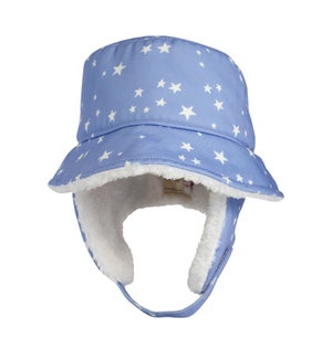 Winter Bucket Hat - Stars 2-4Y