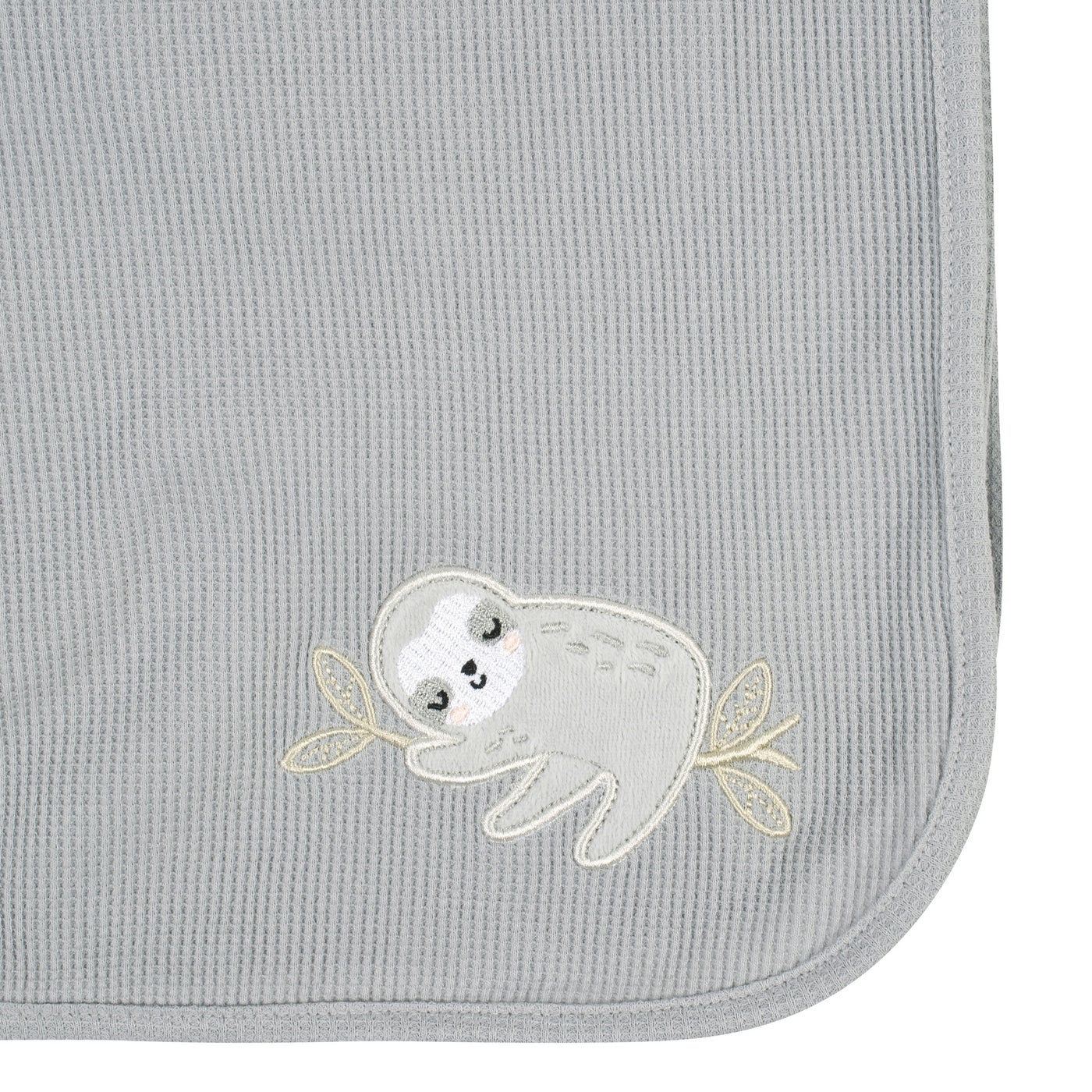 Just Born 2-Pack Baby Neutral Sloth Thermal Blankets - bedding | Kidcentral  Supply