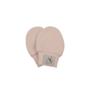 Mini Waffle Collection - Scratch Mitts 2pk - Pink Clay