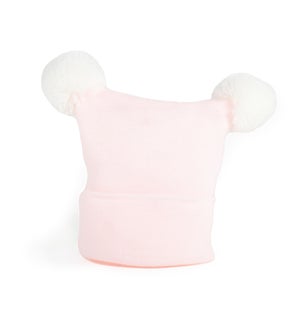 Newborn Hat - Double Pompom - Pink