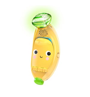 Bright Starts - Babblin’ Banana™ Ring & Sing Activity Toy