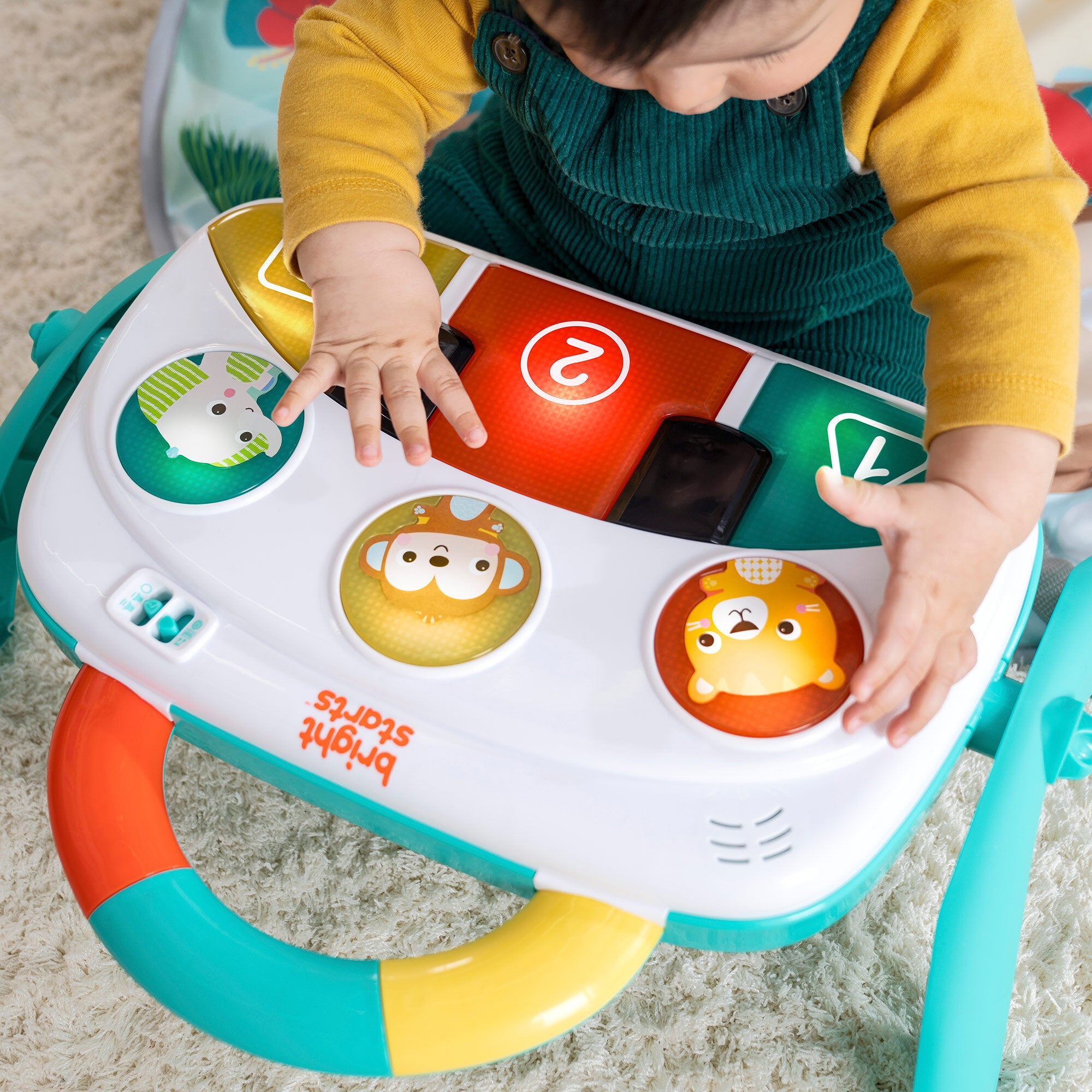 Baby Fun Activities Toys Table 2 In 1 Musical Lights Piano Safari Gym Table UK 
