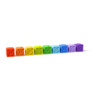 Bright Starts - KaledioCubes™ 9 Stack & Squeeze Blocks
