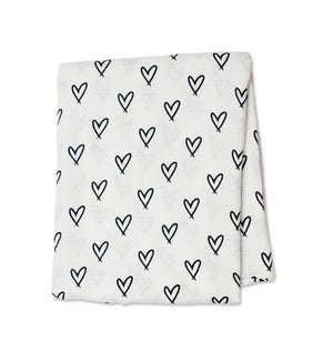 Bamboo Modern Collection - Hearts One Size