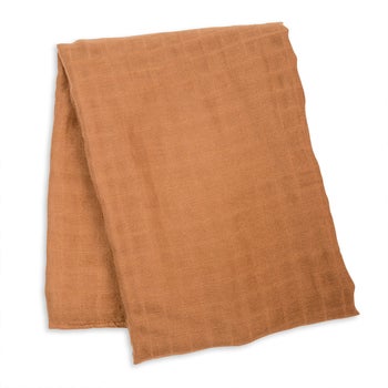 Swaddle Blanket Bamboo Cotton - Tan