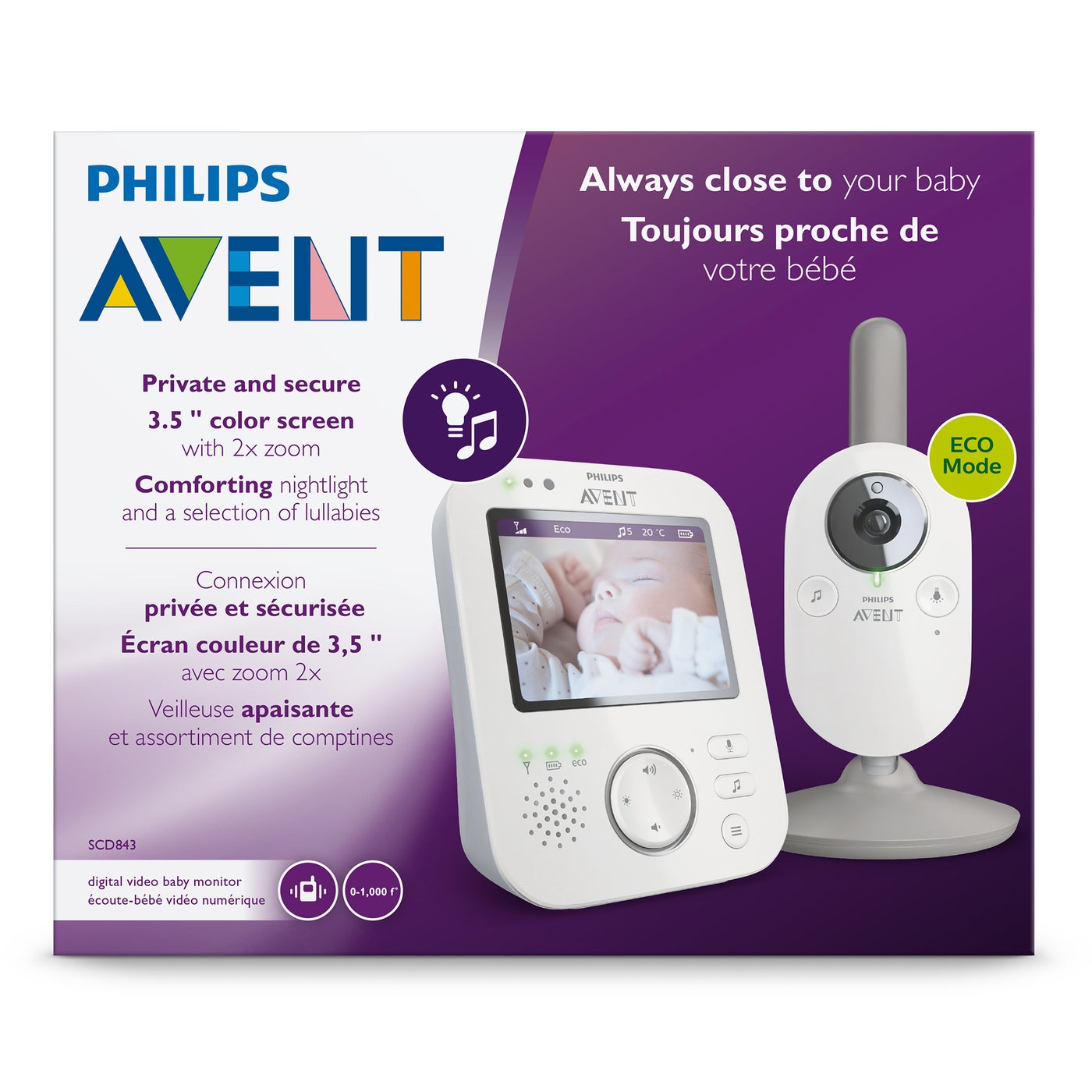 cheek Unpacking View the Internet Digital Video Baby Monitor - philips avent | Kidcentral Supply