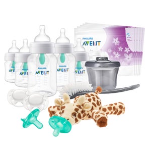 Anti-colic Baby Bottle with AirFree Vent Essentials Gift Set
