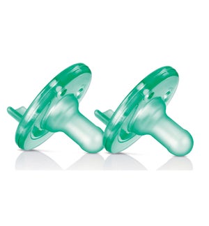 Soothie Pacifier 0-3m, Green , 2 pack