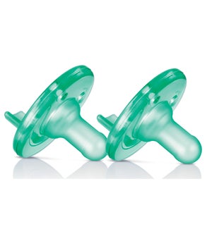 Soothie Pacifier 3m+, Green , 2 pack