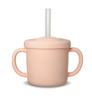 Oso-Cup | Silicone Cup + Straw - Cotton Candy