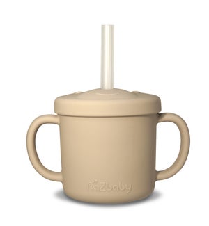 Oso-Cup | Silicone Cup + Straw - Caramel