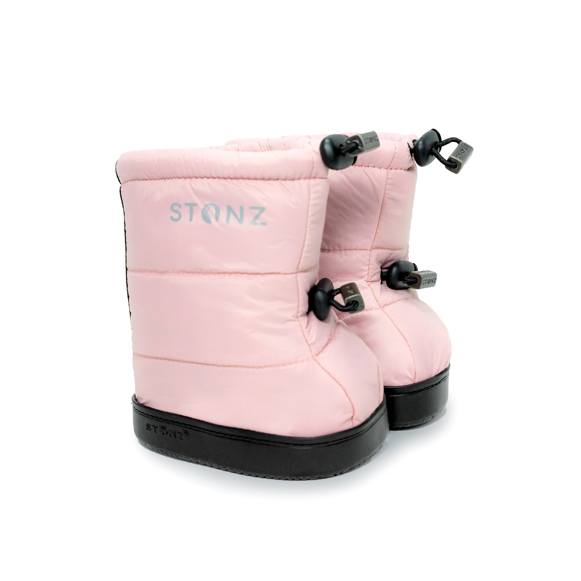 Toddler Puffer Booties - Haze Pink M 