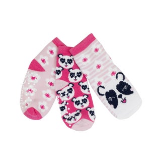 3 piece Comfort Terry Socks Set - Pippa the Panda