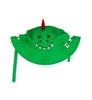 UPF50+ Baby Sun Hat - Devin the Dinosaur 3-6m