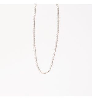 2MM OVAL CHAIN NECKLACE