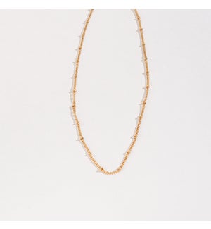 LAYER ME 3MM BEAD CHAIN NECKLACE