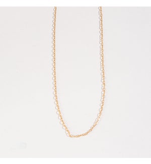 LAYER ME 2MM OVAL CHAIN NECKLACE