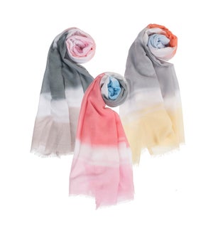 WATER COLOR STRIPED SCARF