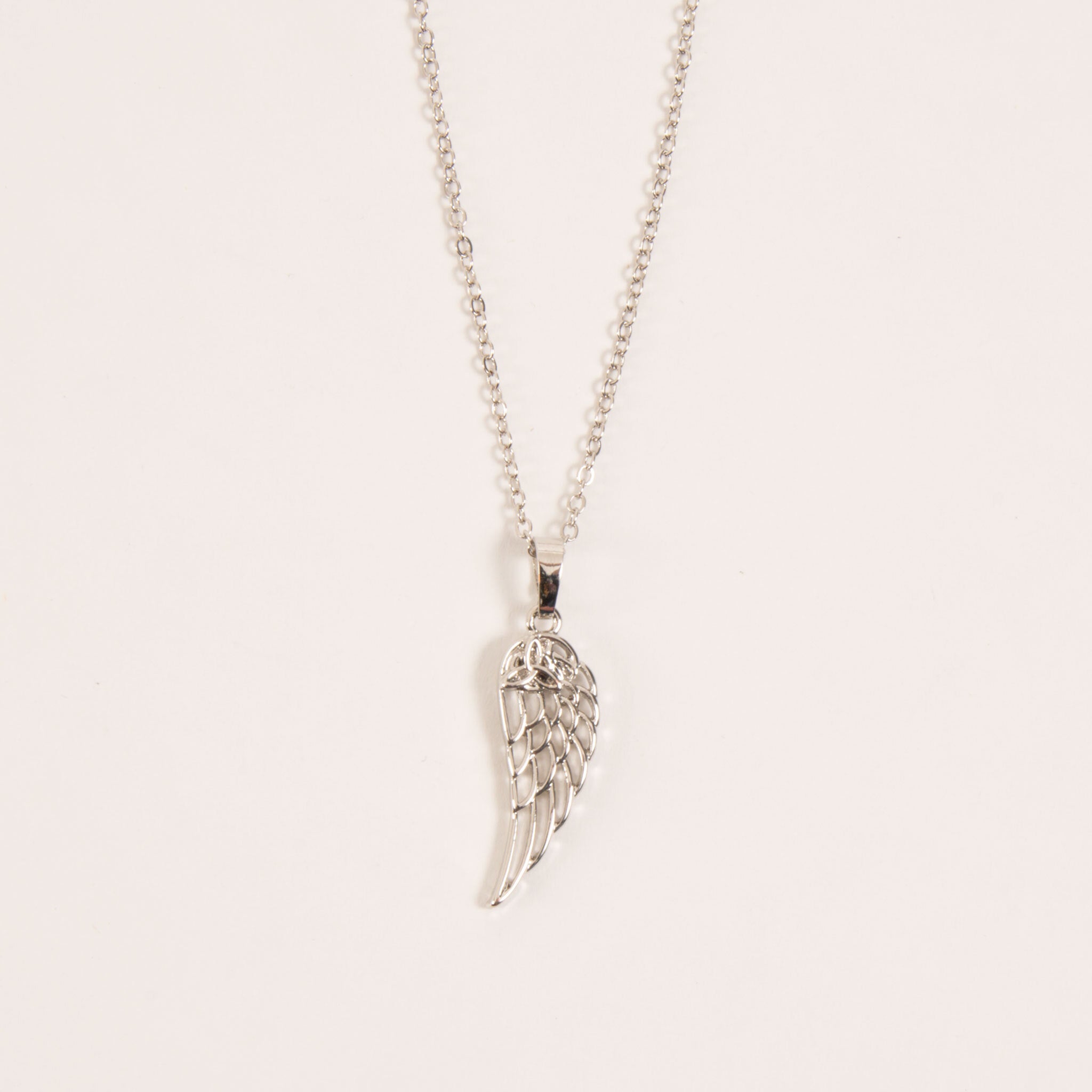 angel feather pendant