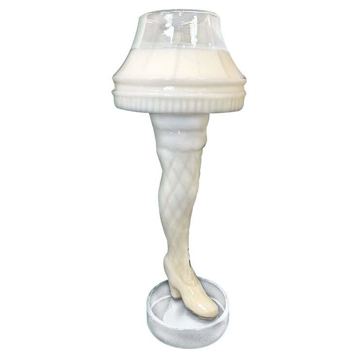 molded leg lamp glass 18 oz